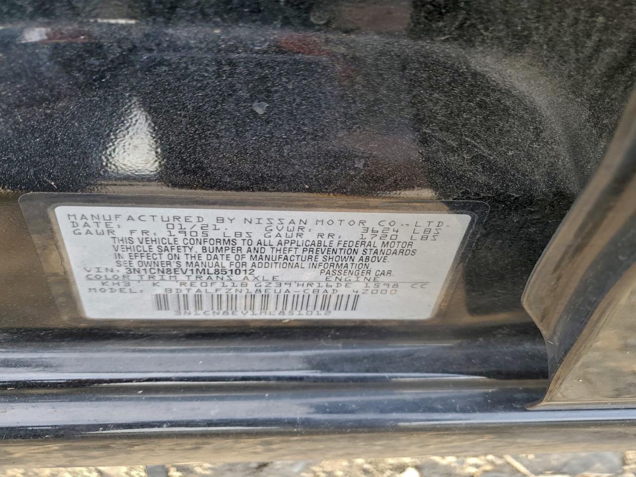 2021 NISSAN VERSA
