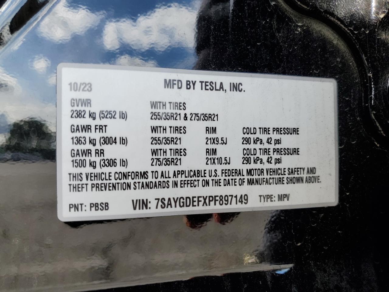 2023 TESLA MODEL Y