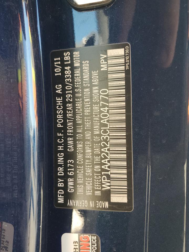 2012 PORSCHE CAYENNE