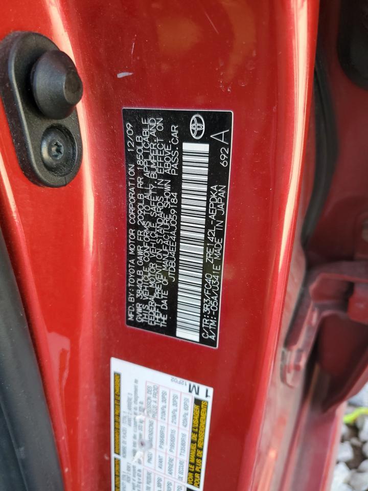 2010 TOYOTA COROLLA