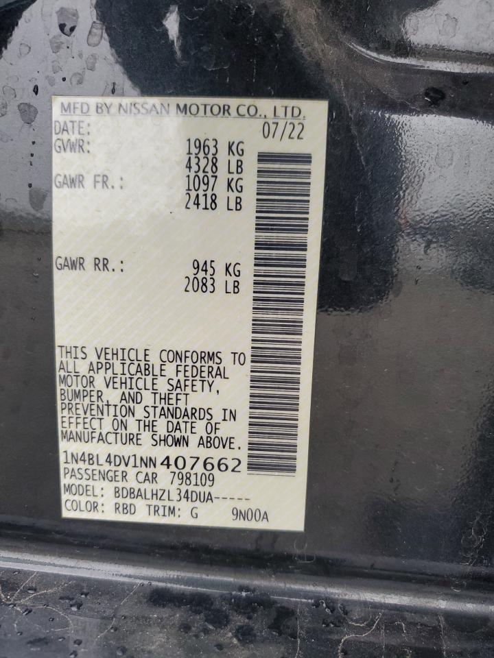 2022 NISSAN ALTIMA