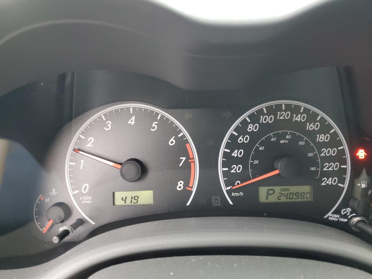 2009 TOYOTA COROLLA