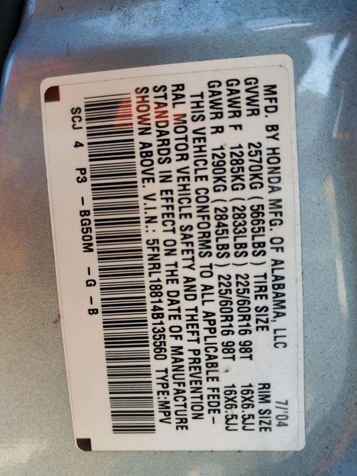2004 HONDA ODYSSEY