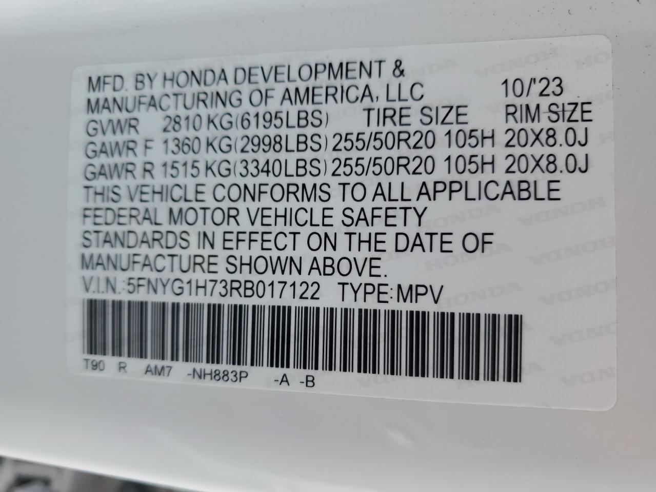 2024 HONDA PILOT