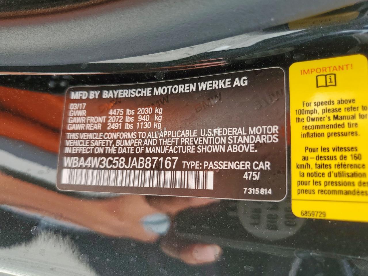 2018 BMW 4 Series