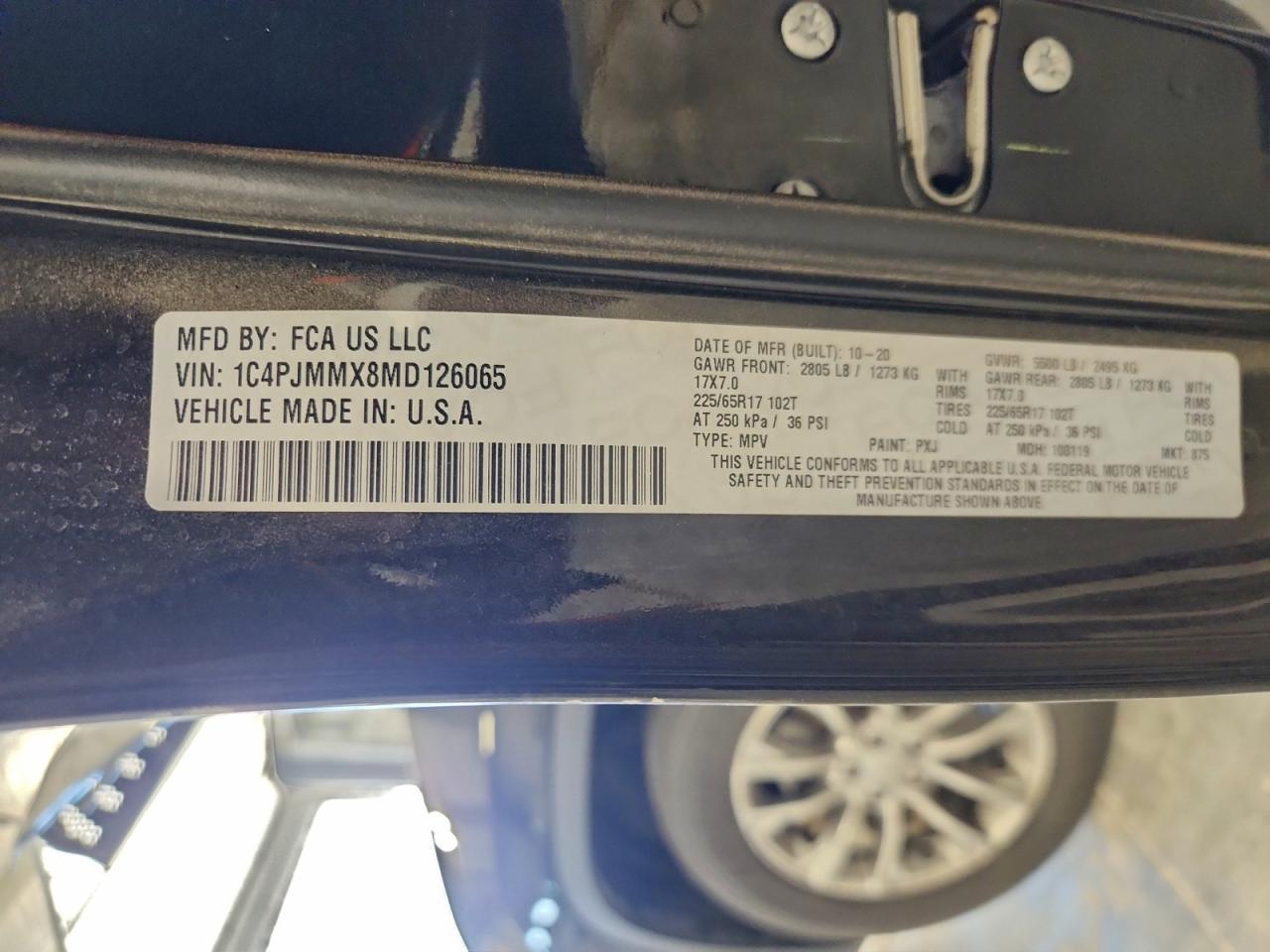 2021 JEEP CHEROKEE