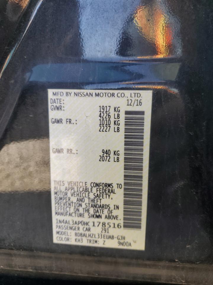 2017 NISSAN ALTIMA
