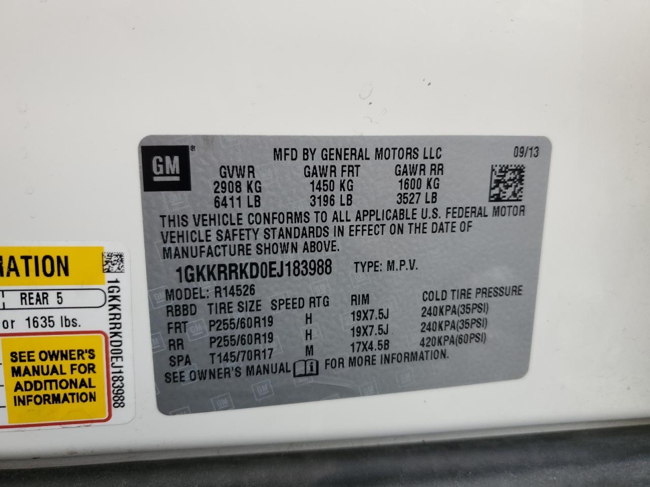 2014 GMC ACADIA