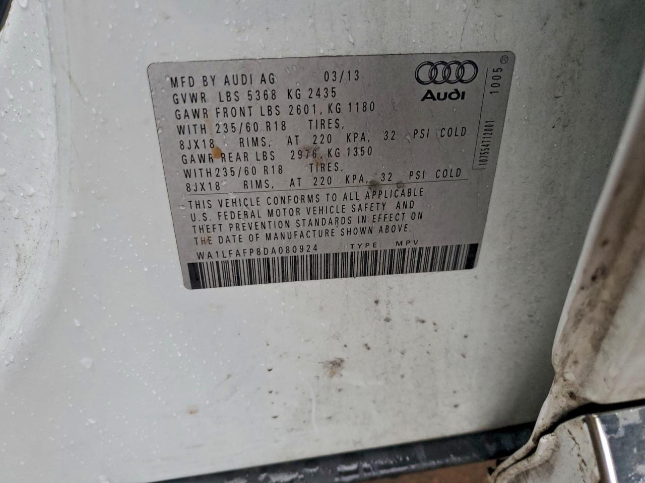 2013 AUDI Q5