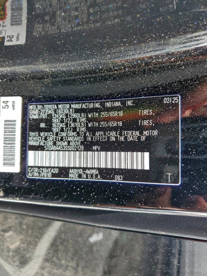 2025 TOYOTA HIGHLANDER