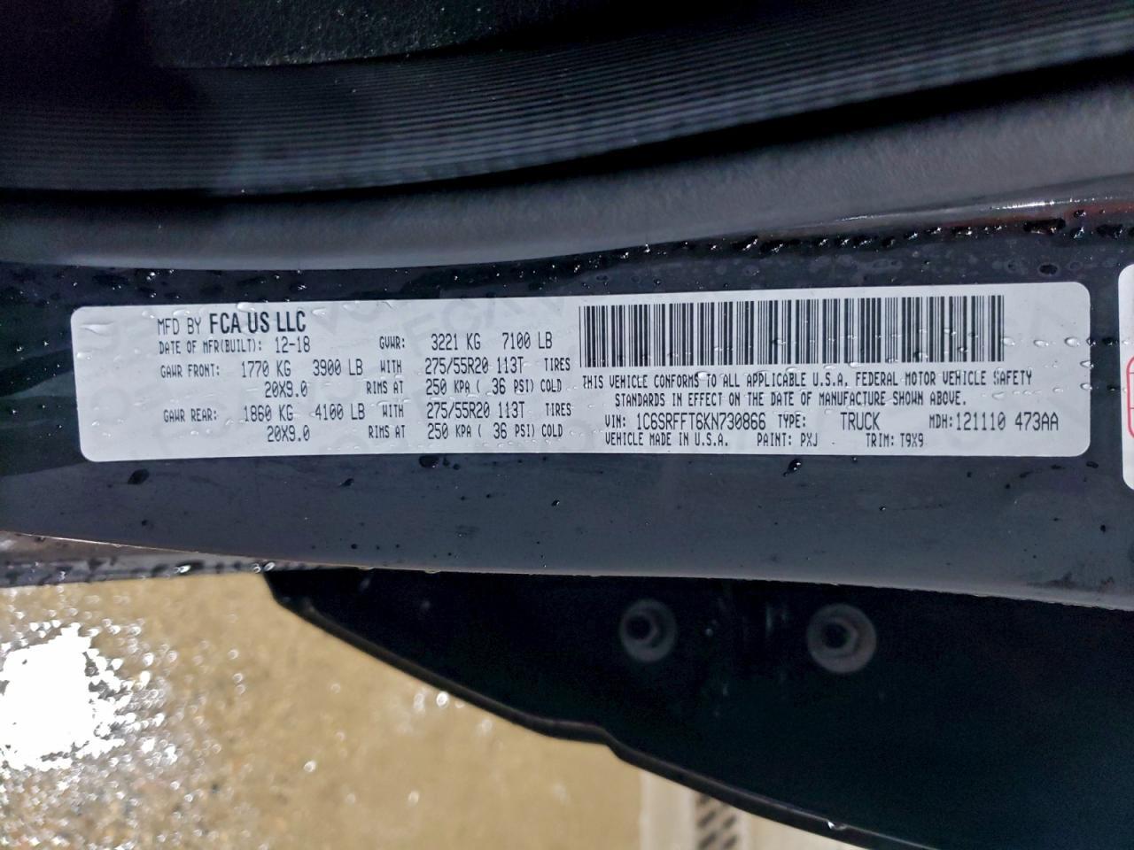 2019 RAM 1500