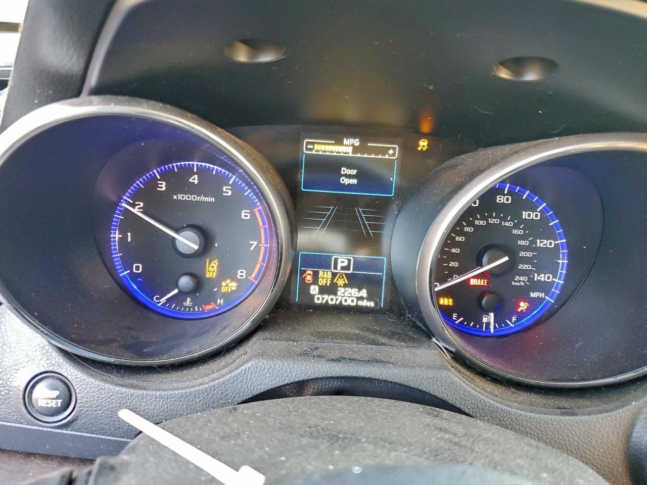 2018 SUBARU Outback