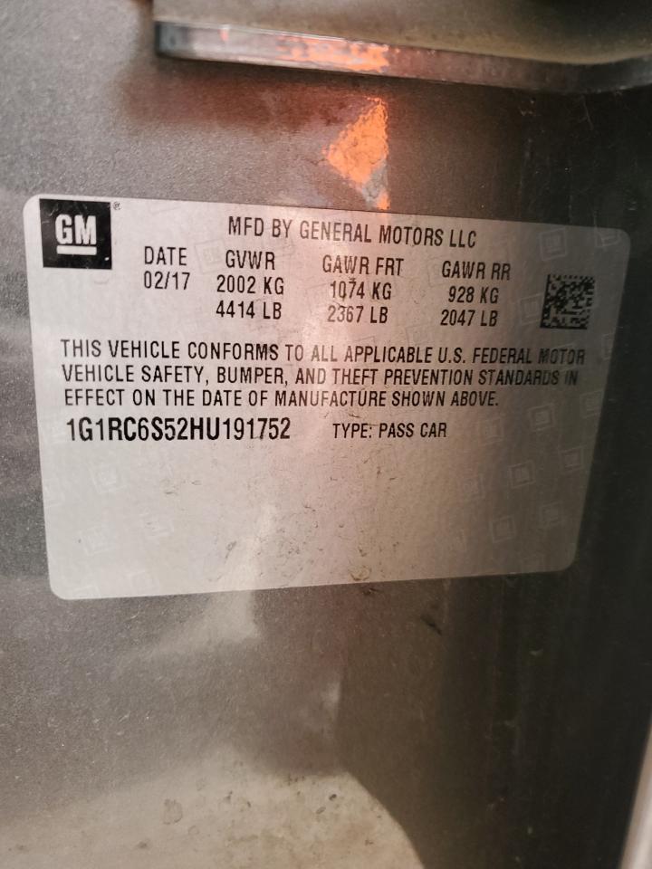 2017 CHEVROLET VOLT