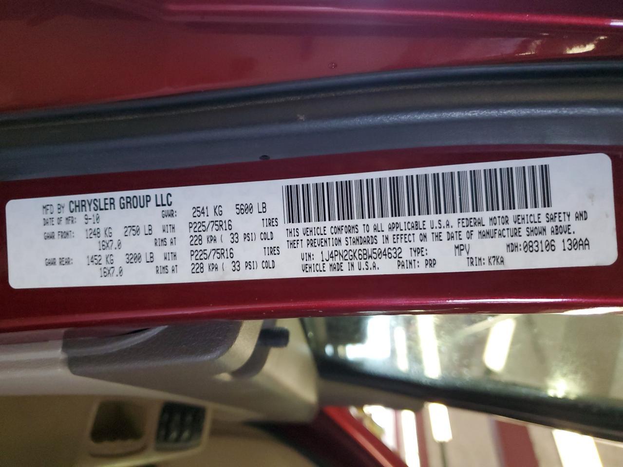 2011 JEEP Liberty