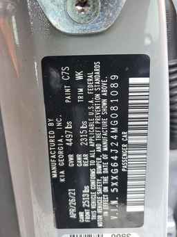 2021 KIA K5