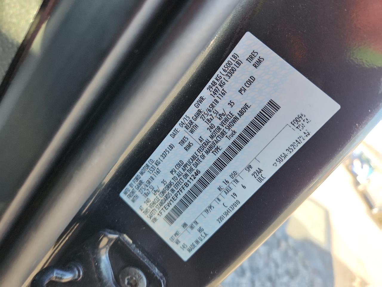 2015 FORD F-150