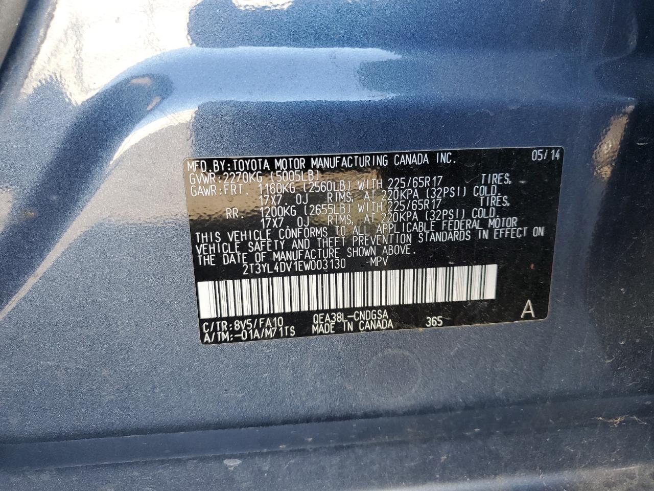 2014 TOYOTA RAV4