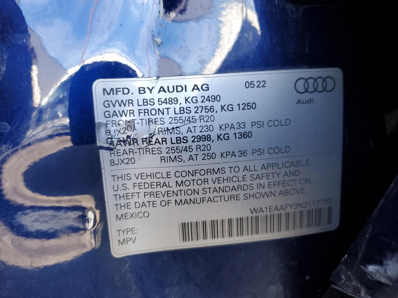 2022 AUDI Q5