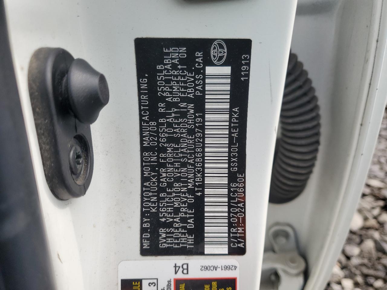 2008 TOYOTA Avalon