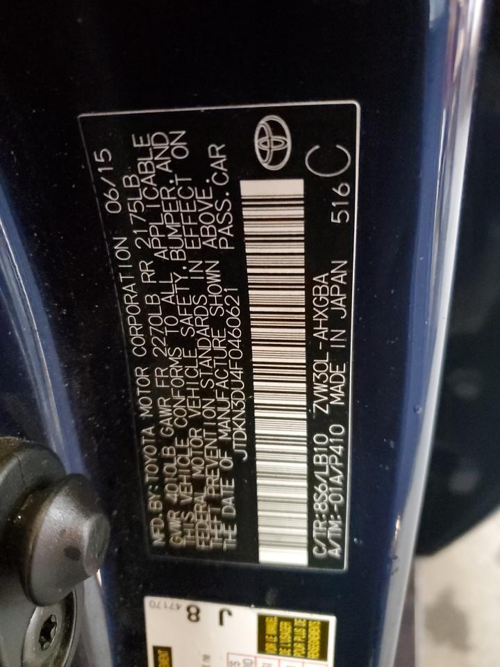 2015 TOYOTA PRIUS