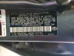 2012 TOYOTA CAMRY
