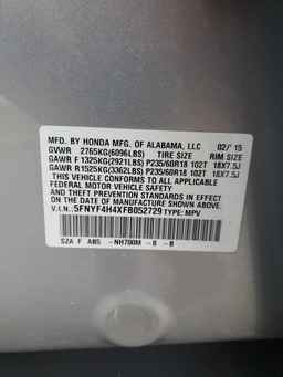 2015 HONDA PILOT