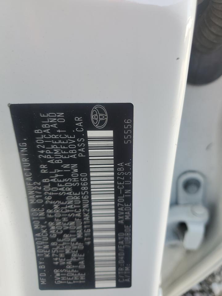 2022 TOYOTA CAMRY