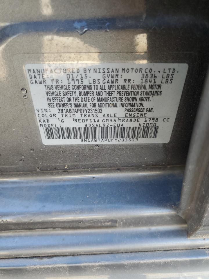 2015 NISSAN SENTRA