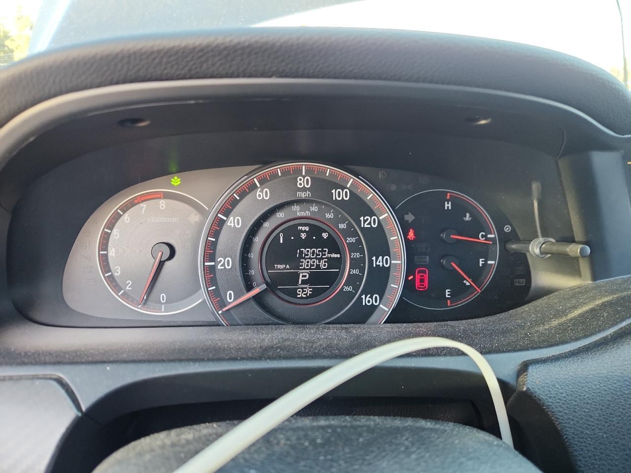 2016 HONDA ACCORD