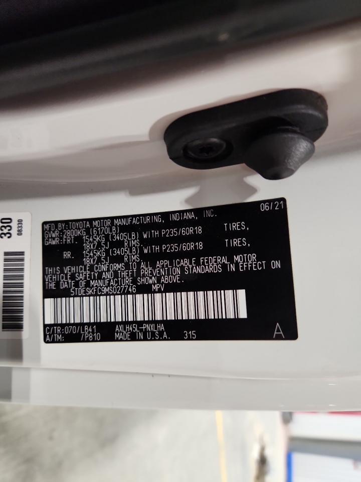 2021 TOYOTA SIENNA