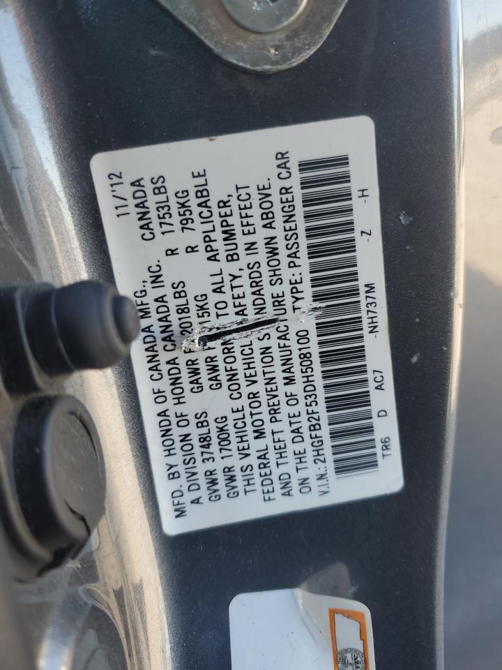 2013 HONDA CIVIC