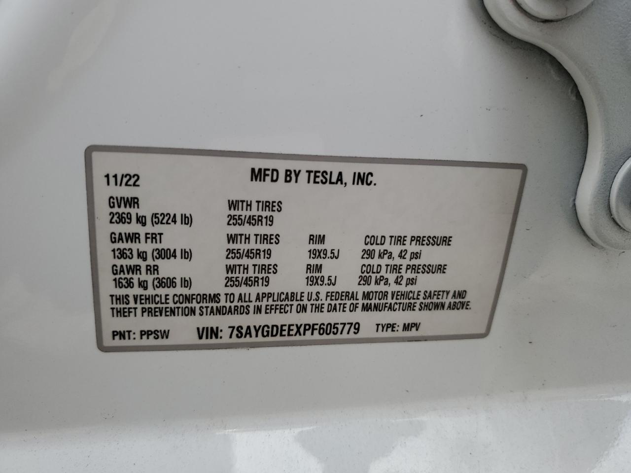 2023 TESLA MODEL Y