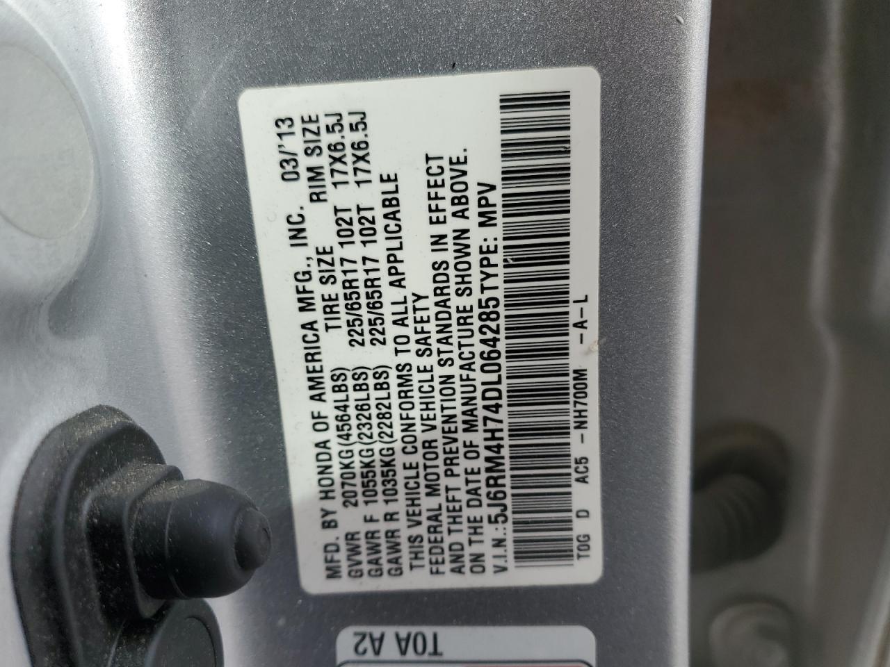 2013 HONDA CR-V