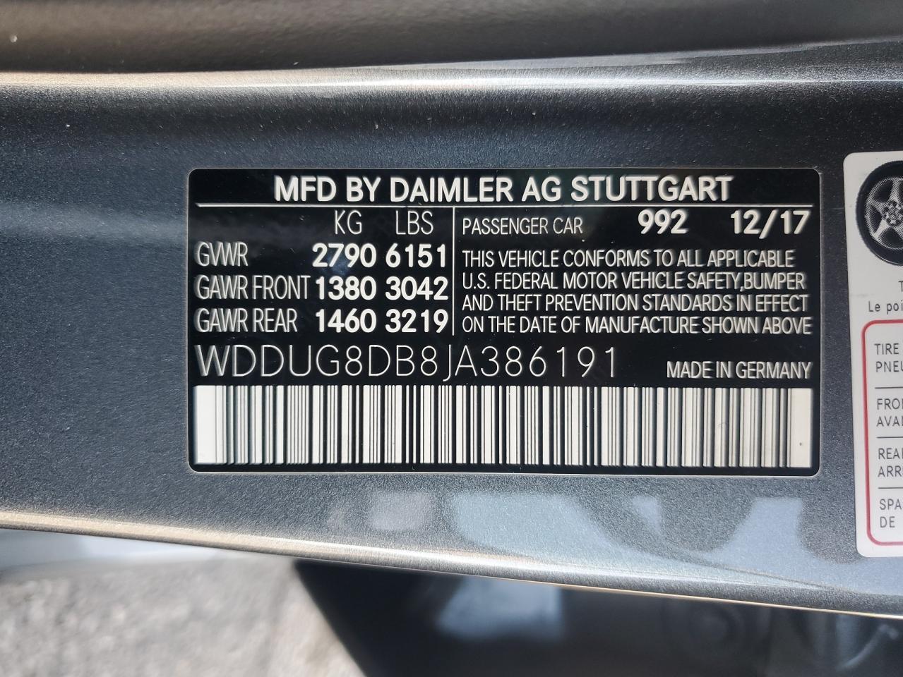 2018 MERCEDES-BENZ S-Class