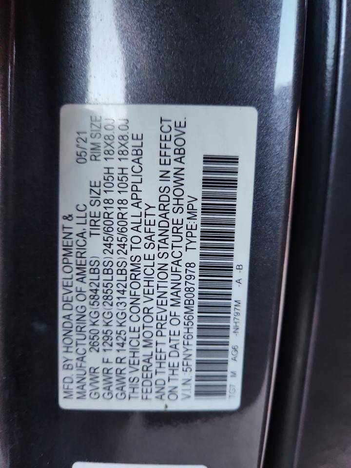 2021 HONDA PILOT