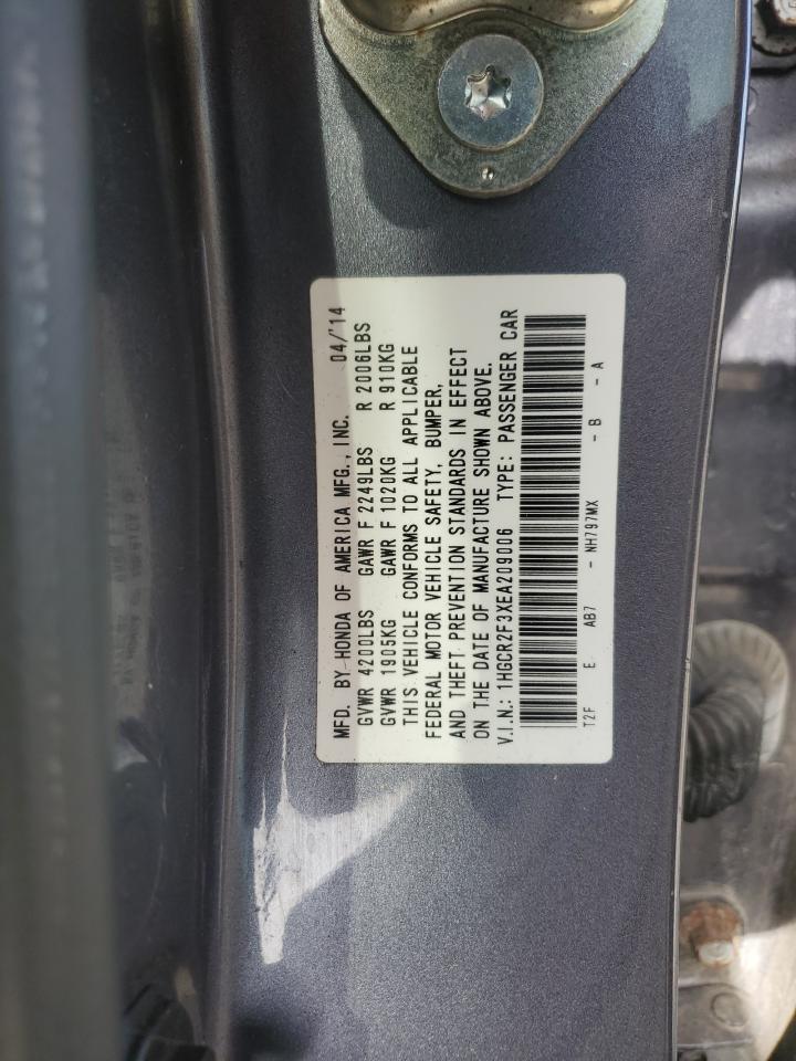 2014 HONDA ACCORD