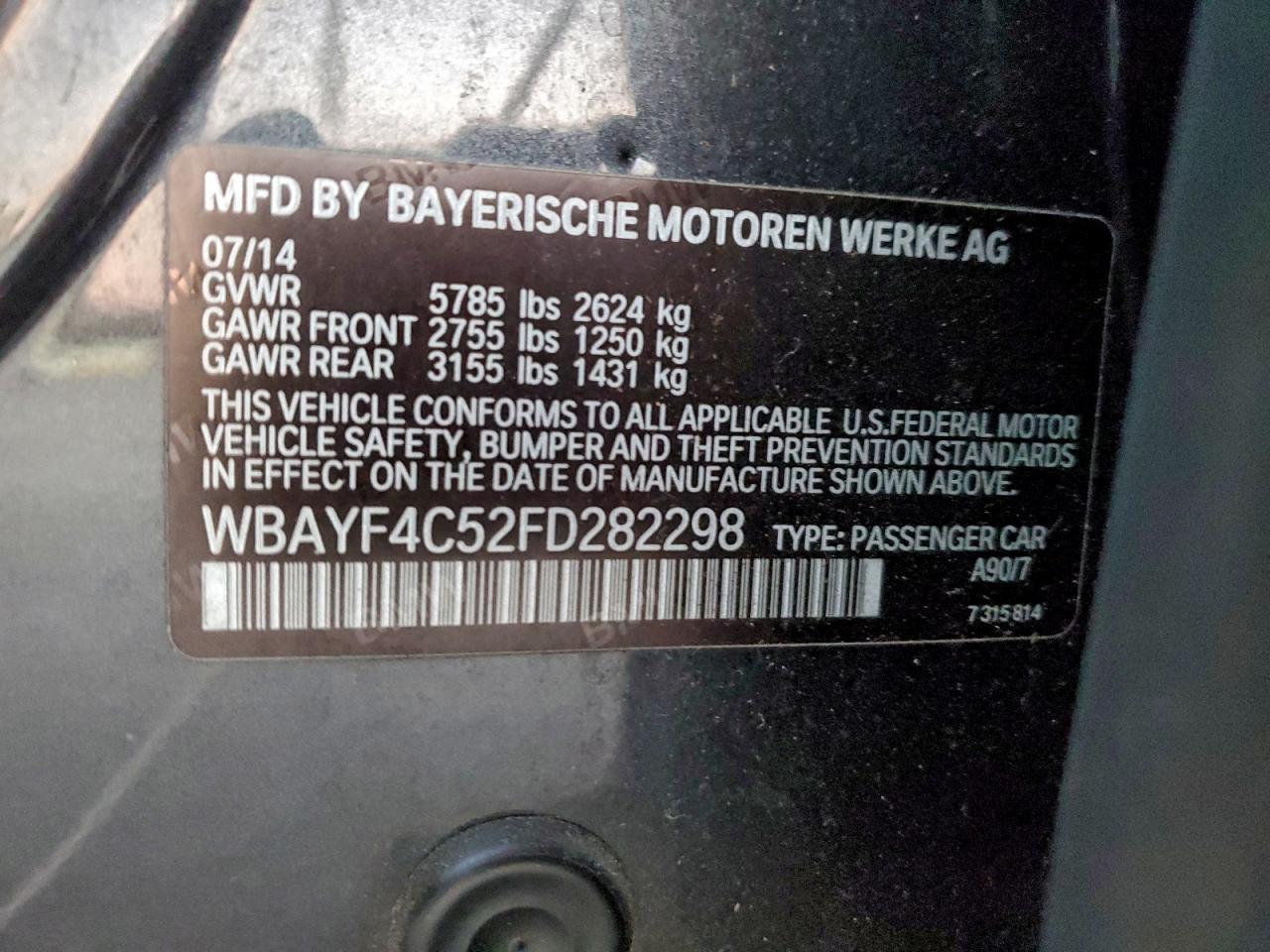 2015 BMW 7 series