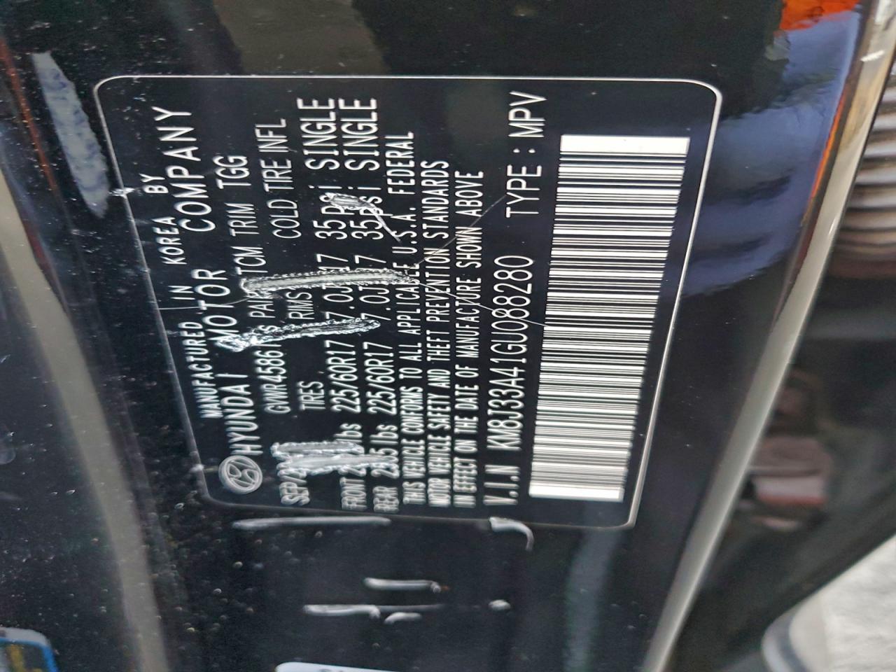 2016 HYUNDAI TUCSON