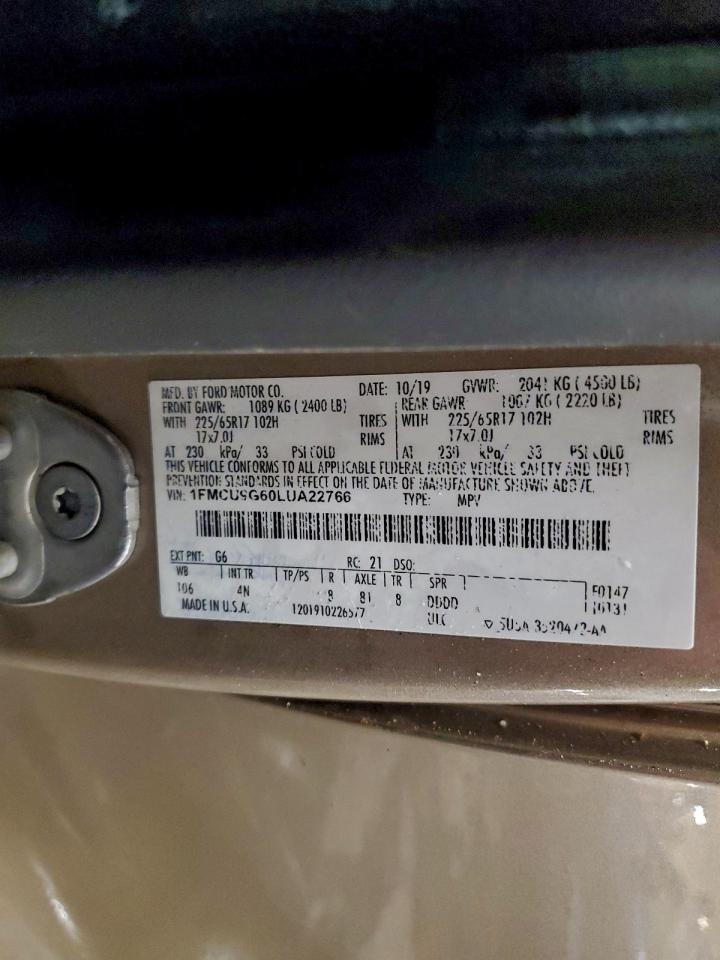 2020 FORD ESCAPE