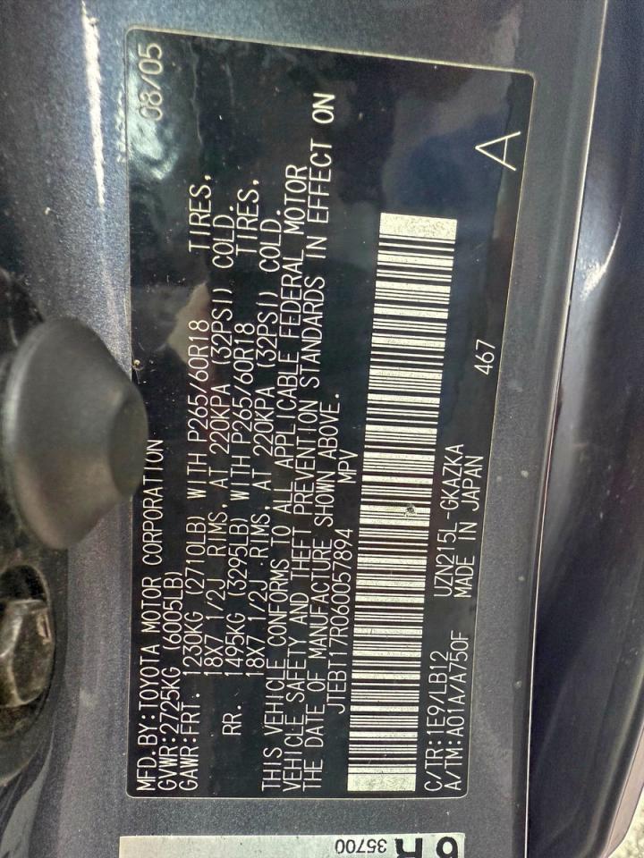 2006 TOYOTA 4Runner
