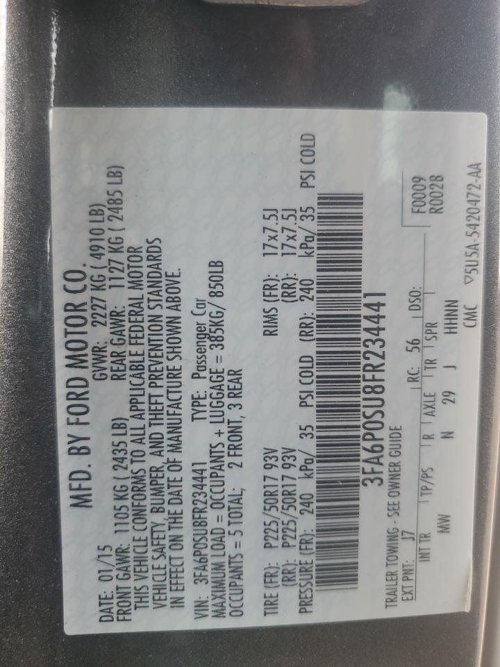 2015 FORD FUSION