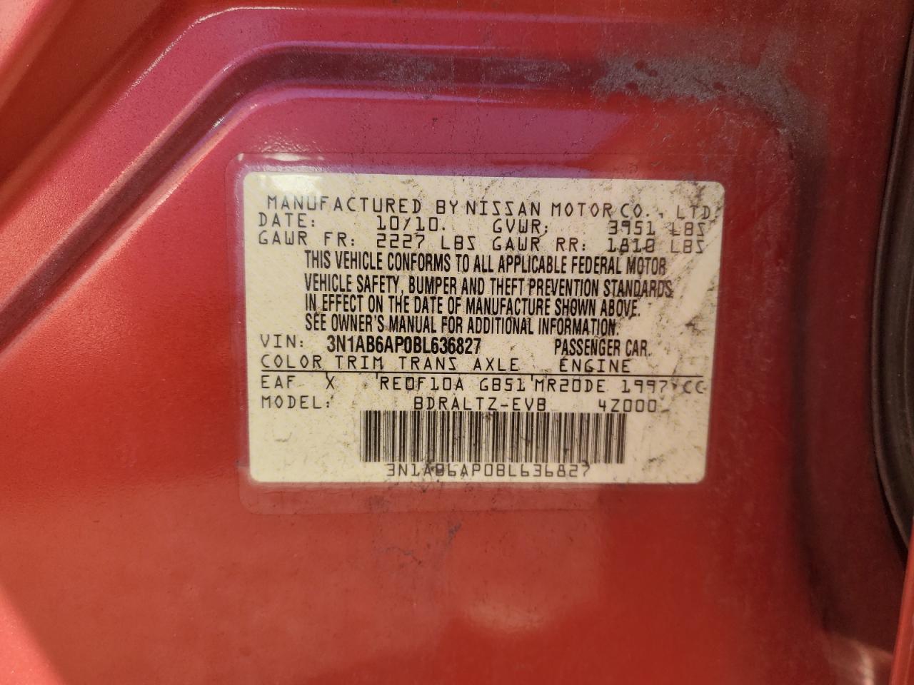 2011 NISSAN SENTRA