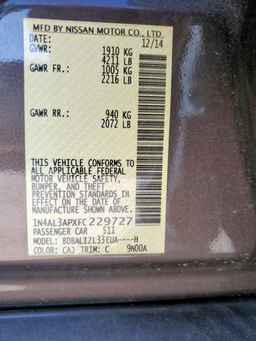 2015 NISSAN ALTIMA