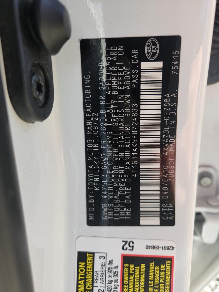 2023 TOYOTA CAMRY