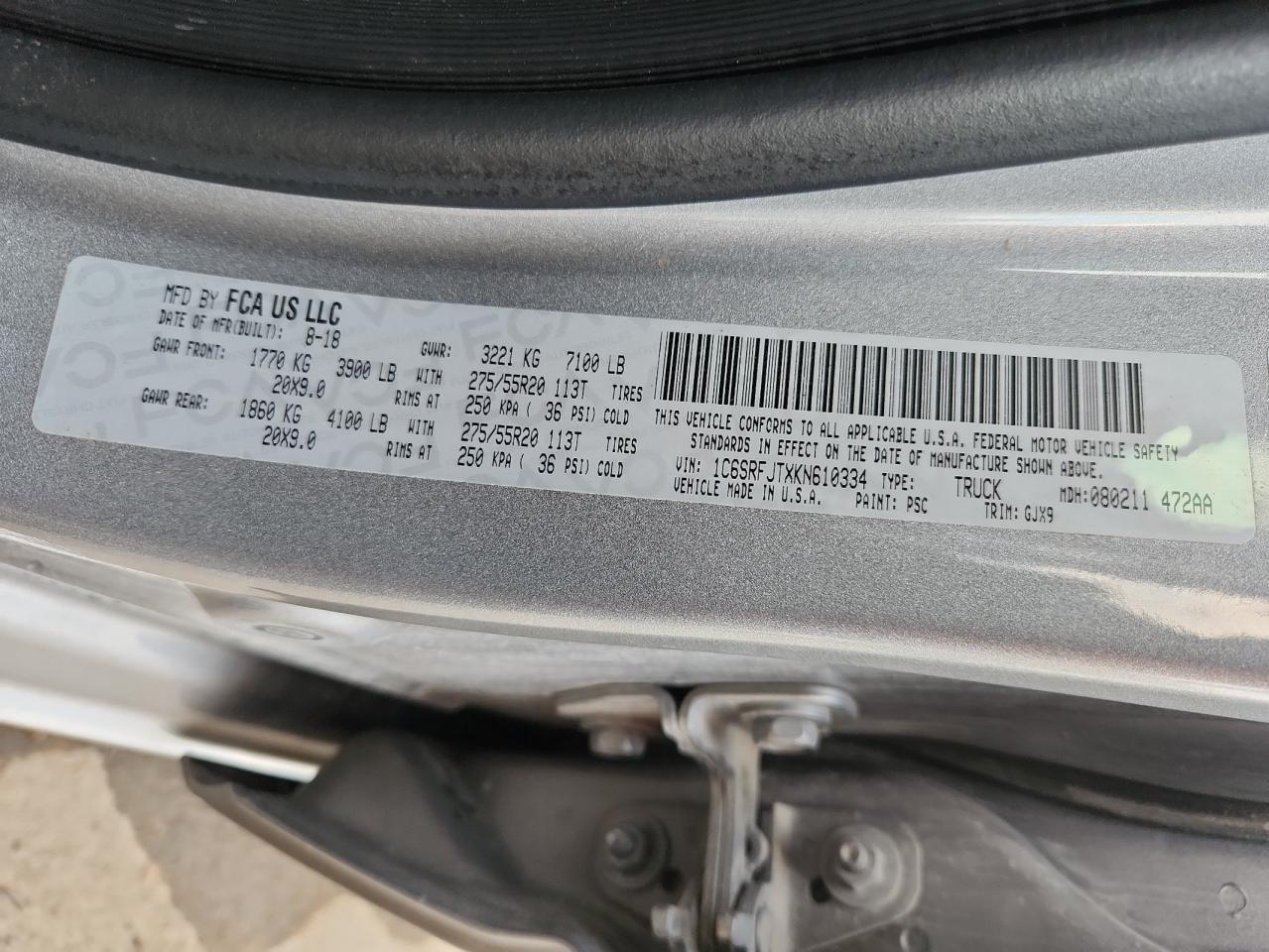2019 RAM 1500