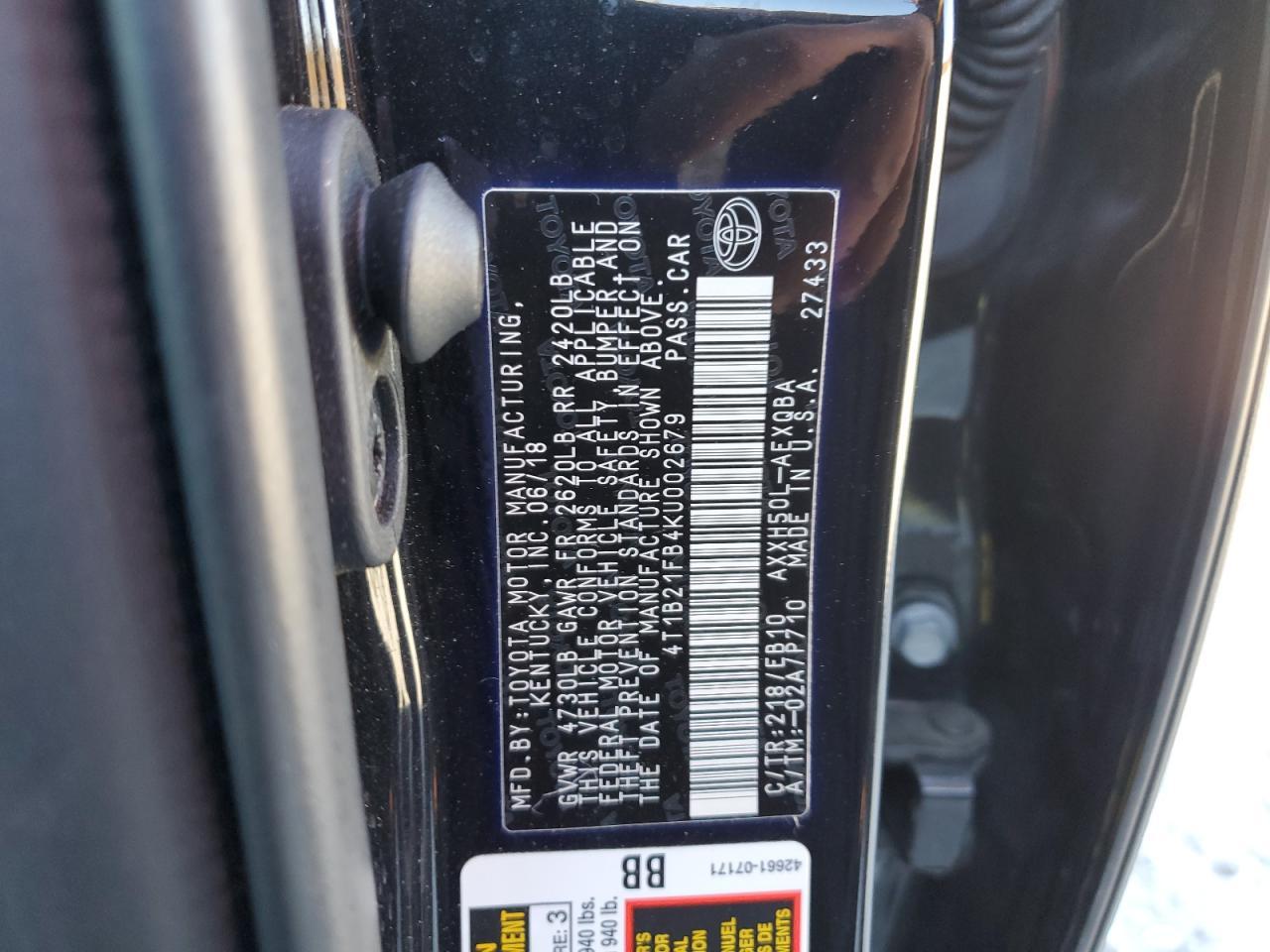 2019 TOYOTA Avalon