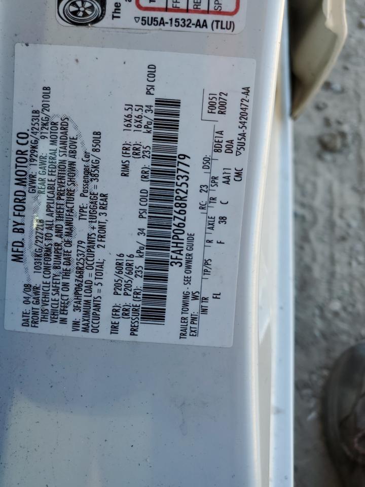 2008 FORD FUSION
