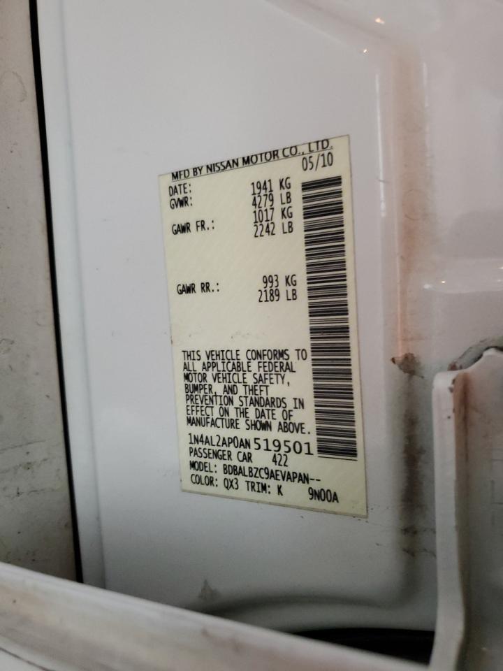 2010 NISSAN ALTIMA