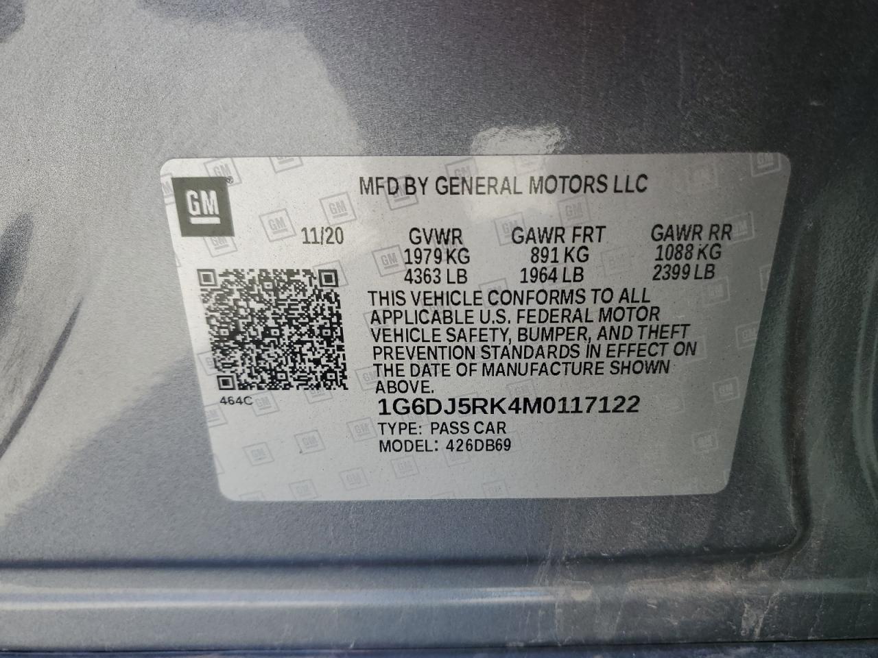 2021 CADILLAC CT4