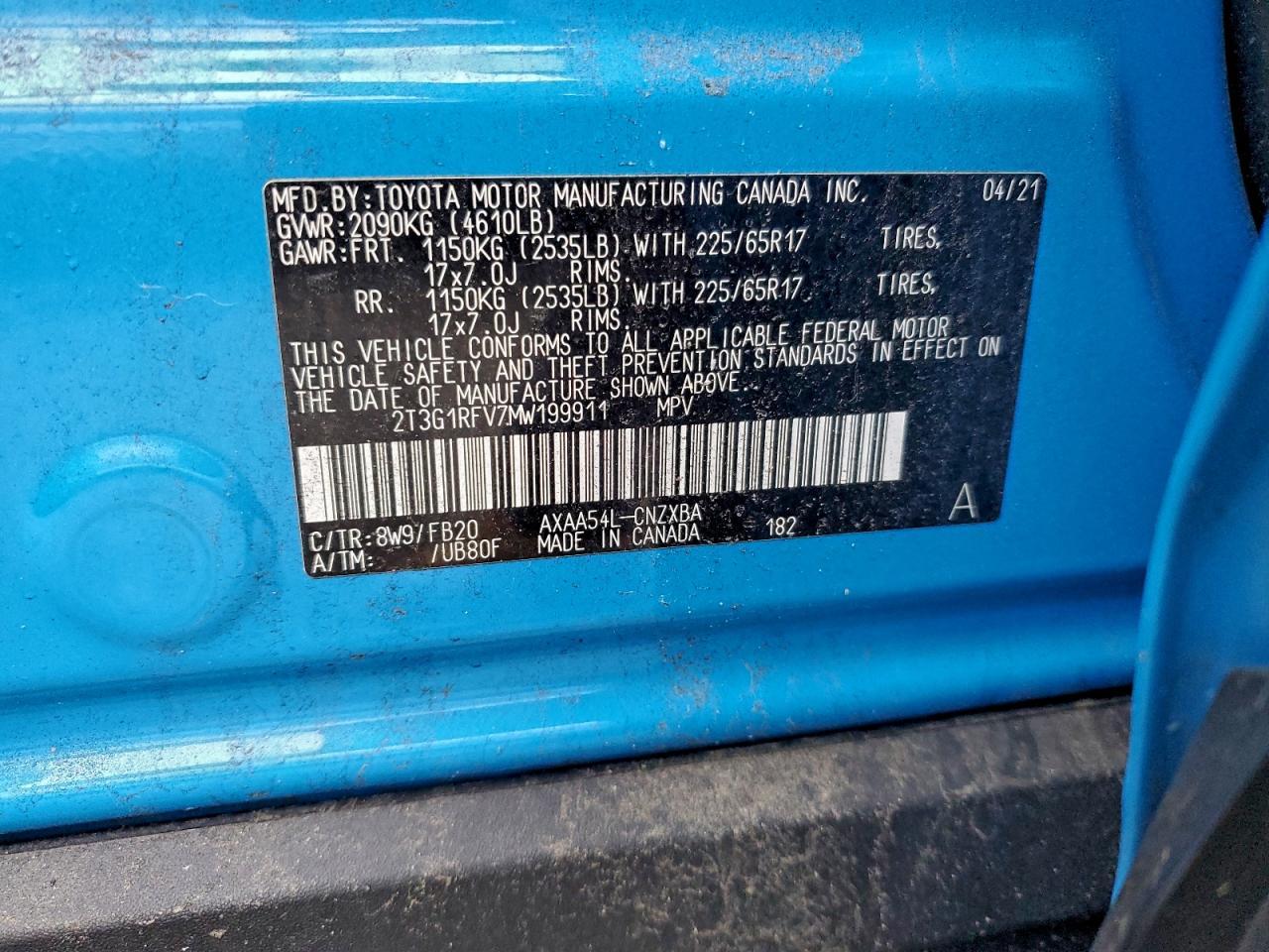 2021 TOYOTA RAV4